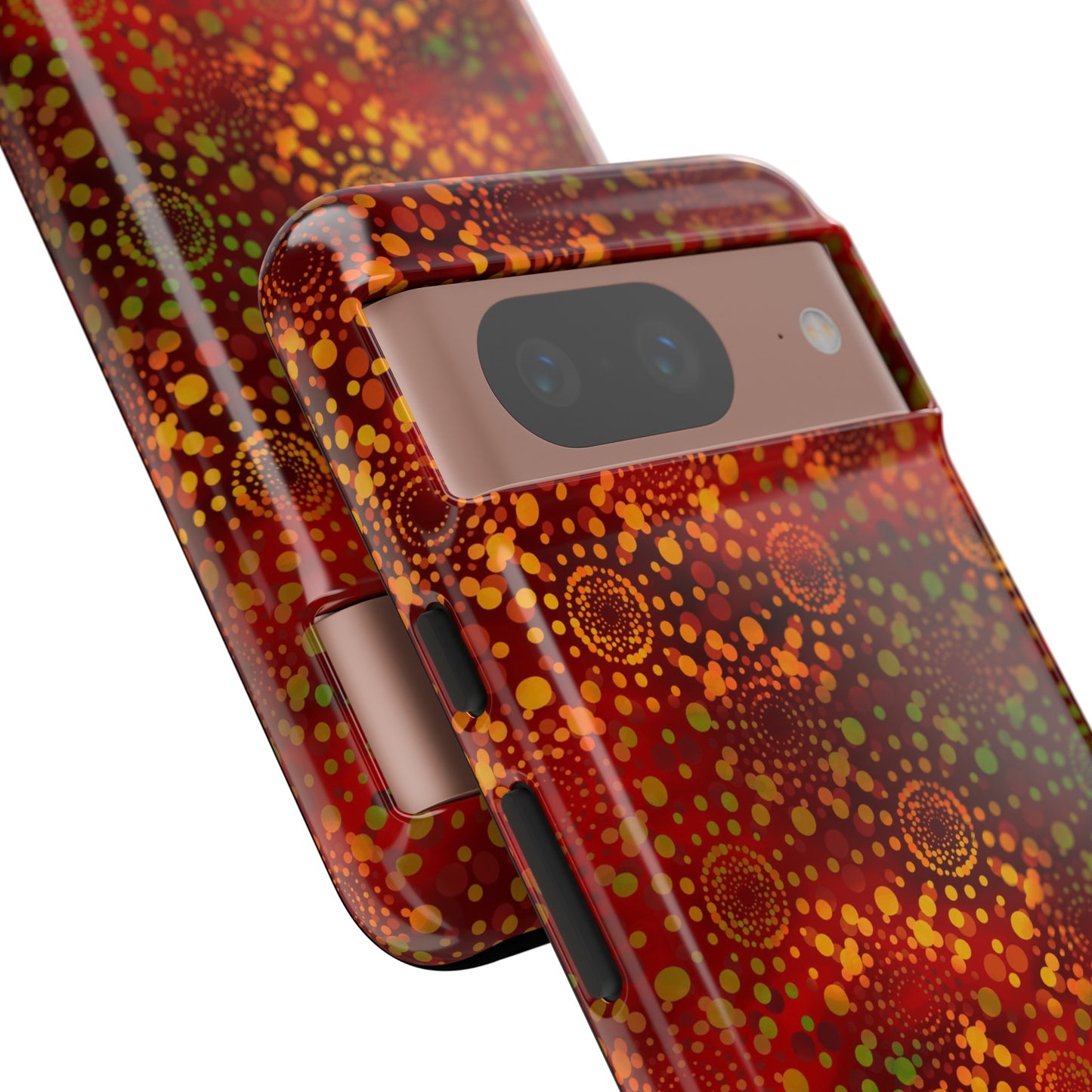 Google Pixel Tough Case-Phone Case: Dreamscapes [Red Kaliedoscope]