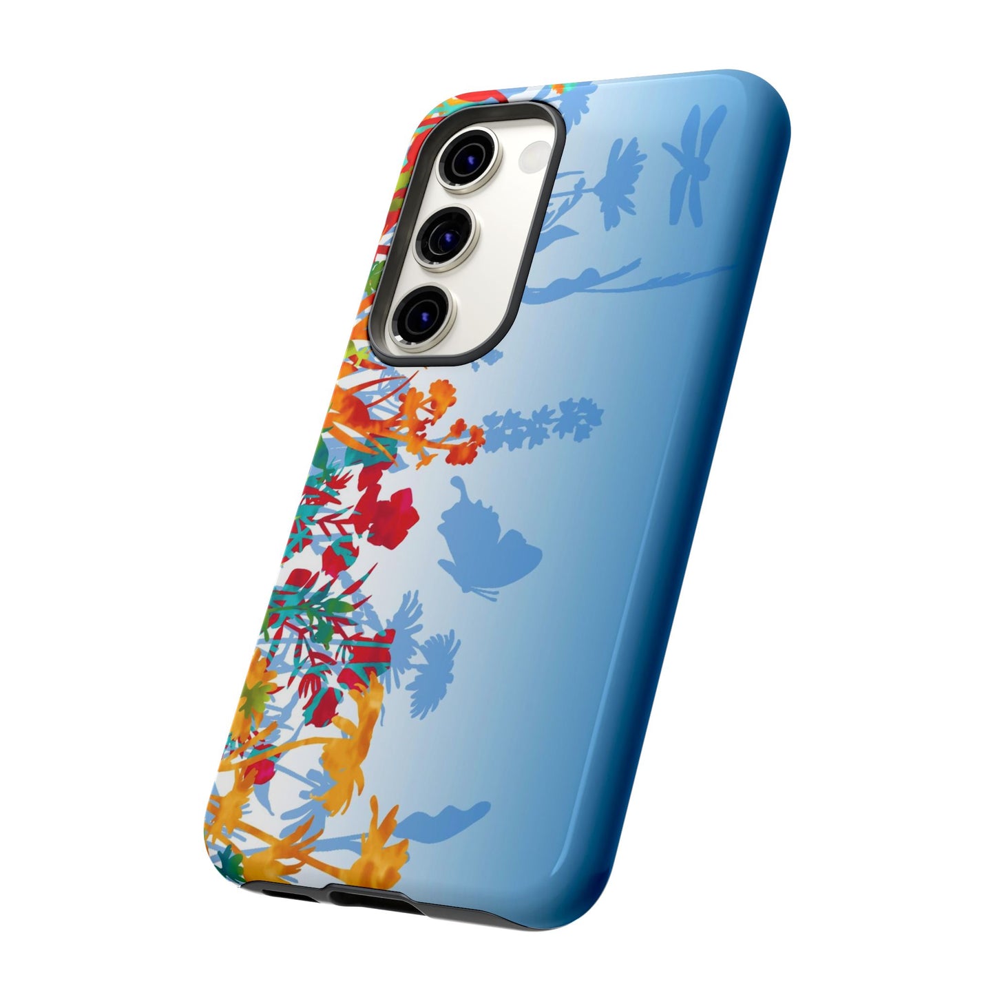 Samsung Galaxy S23 - Tough Phone Case: Dreamscapes [Light Blue Border]