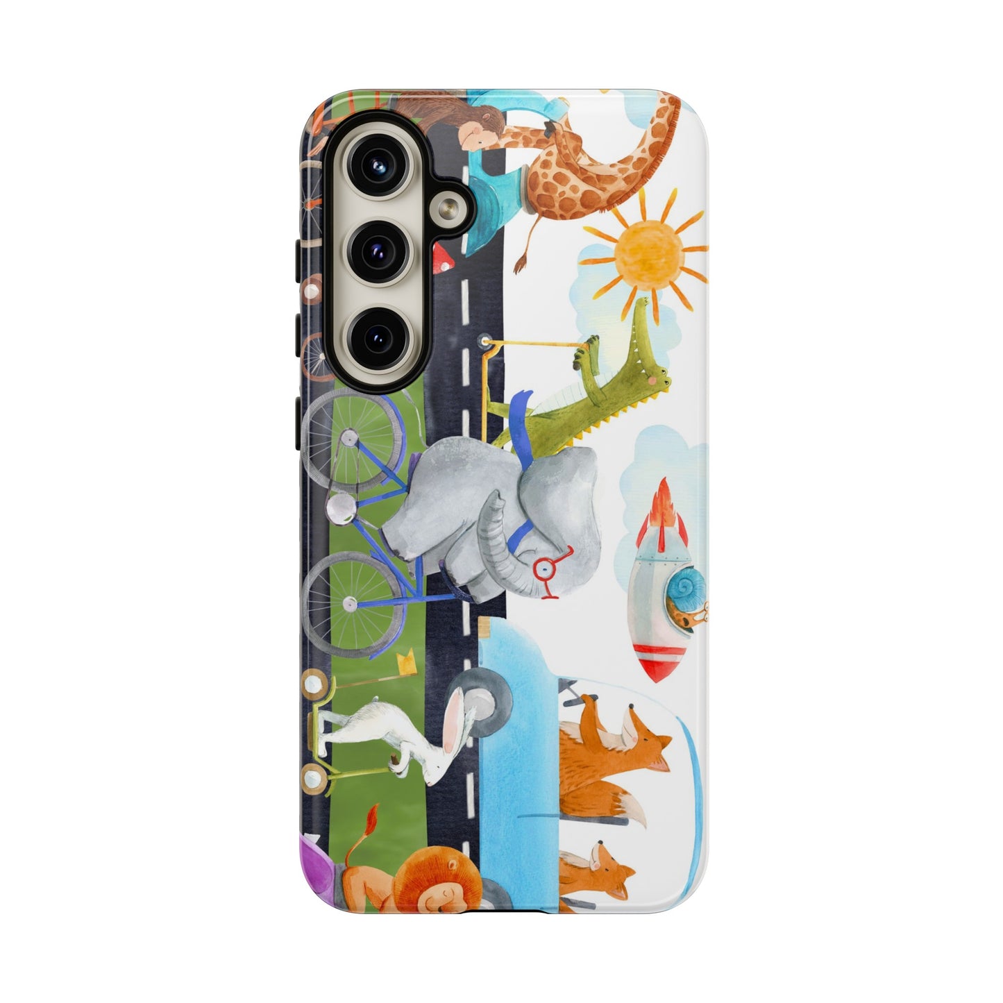 Samsung Galaxy Series Tough Case-Phone Case:  On The Go [Animals]