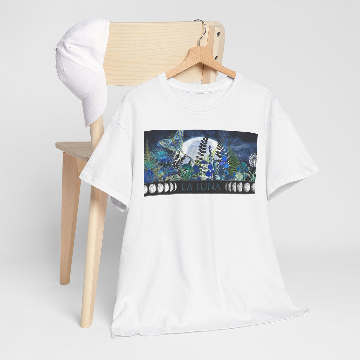 Moon Phases Graphic Tee — Celestial Turtle Night Sky T-Shirt
