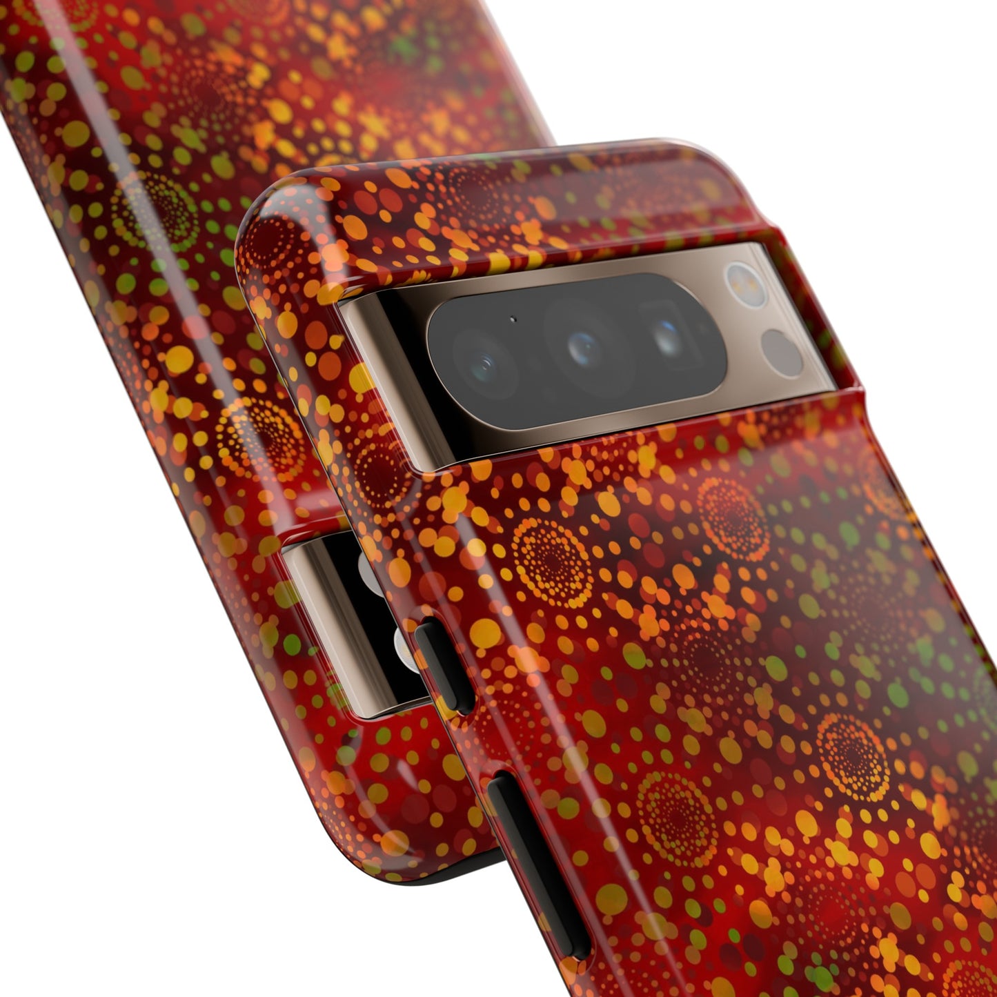 Google Pixel Tough Case-Phone Case: Dreamscapes [Red Kaliedoscope]
