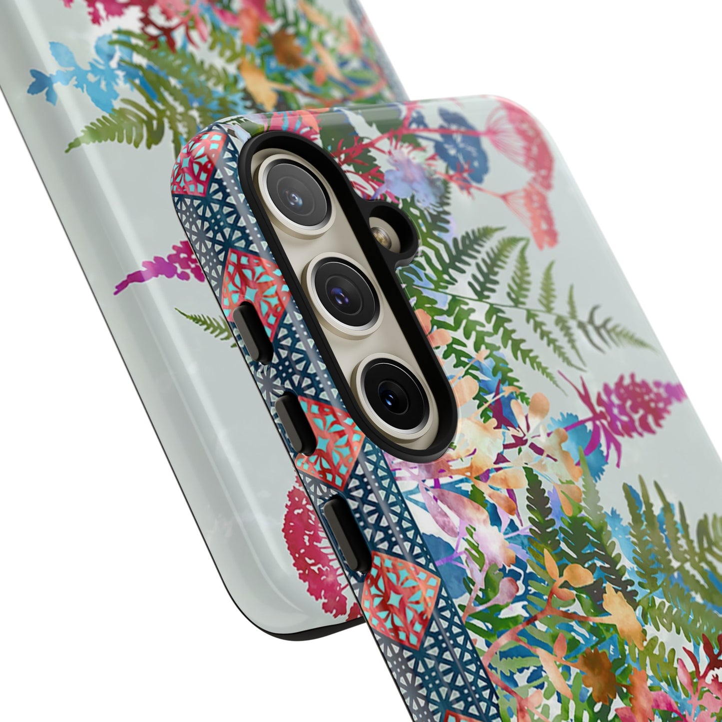 Samsung Galaxy Series Tough Case-Phone Case:  Haven [Flower Border 2]