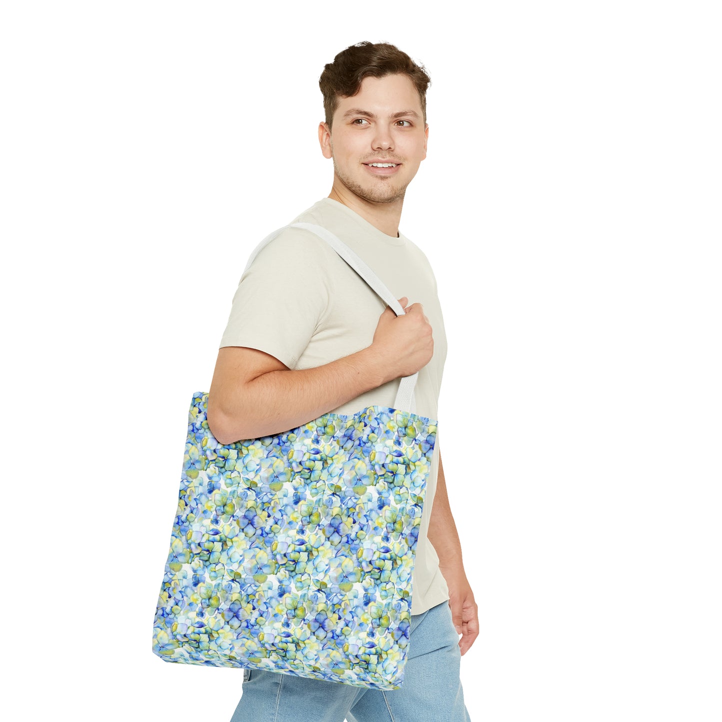 Tote Bag:  large-18x18;  "Leah" [Floral]
