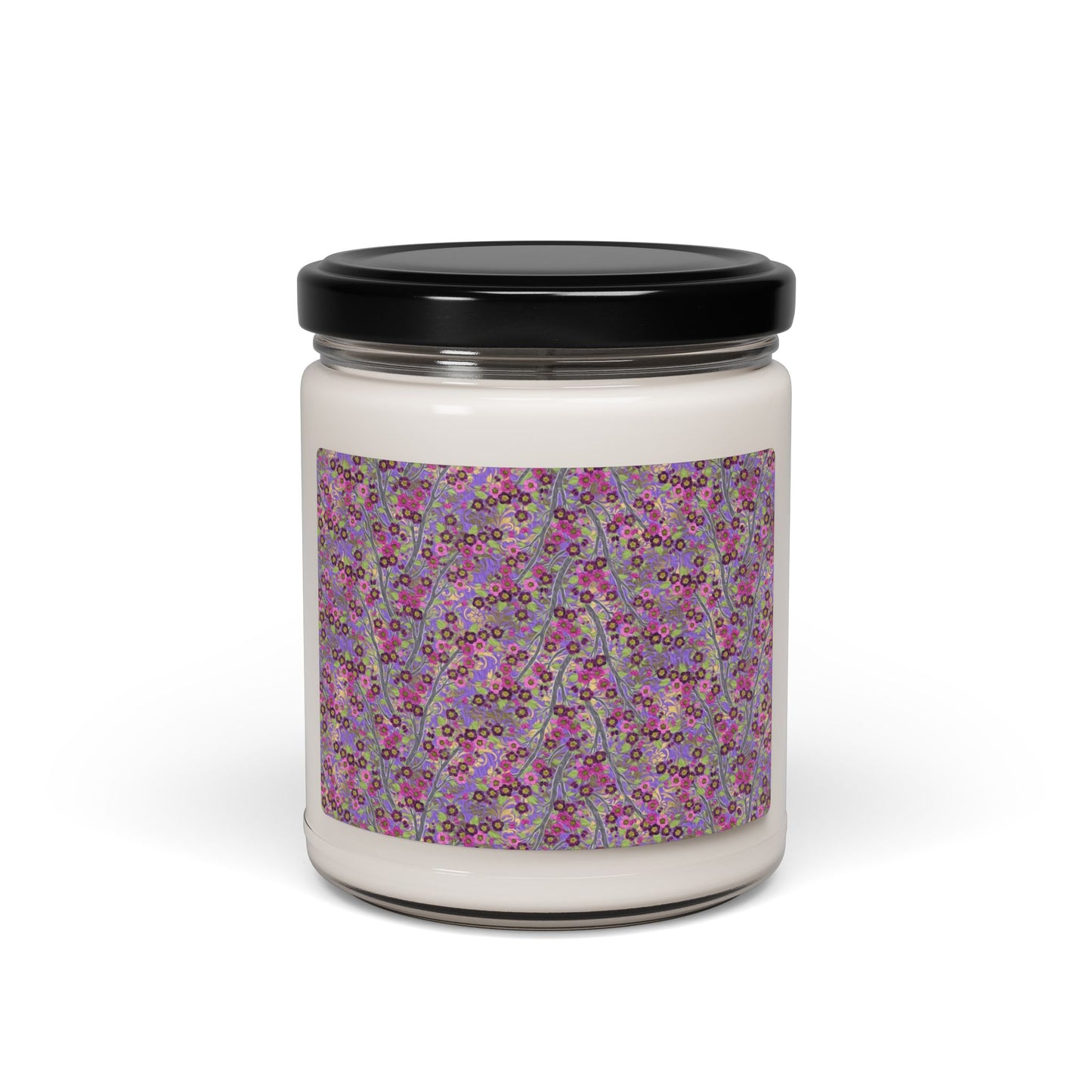 Scented Soy Candle:  Pastiche [Purple/Teal Tree Brach]