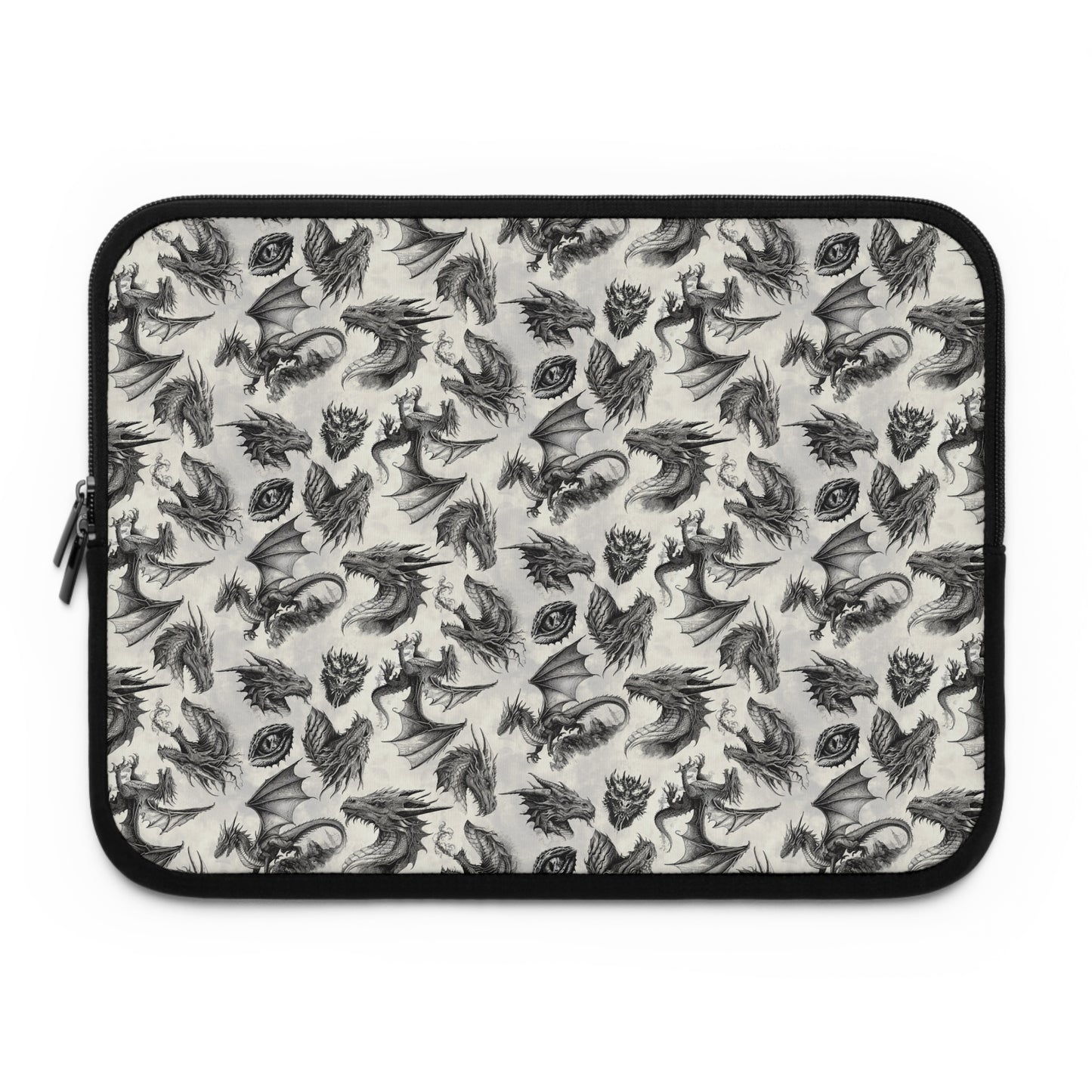Laptop Sleeve  (Multiple Sizes): Emerald Dragons [Dragon Etching]