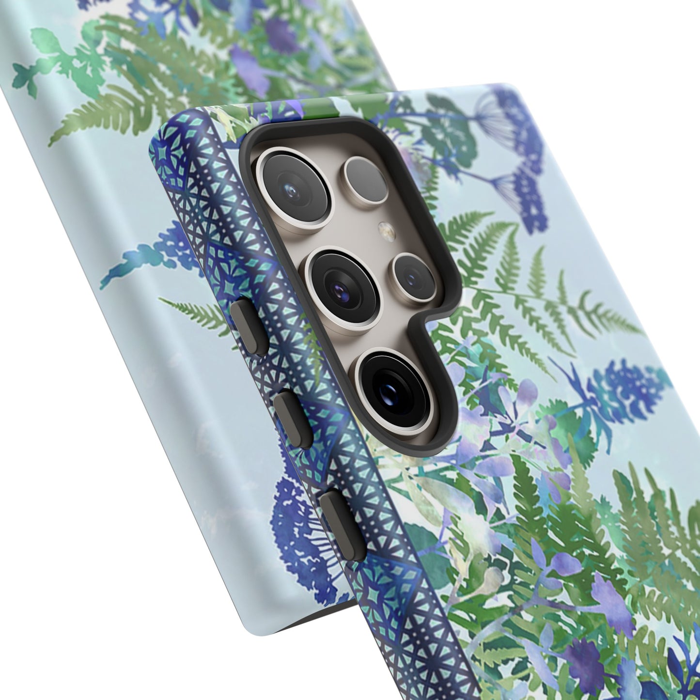 Samsung Galaxy Series Tough Case-Phone Case:  Haven [Flower Border]