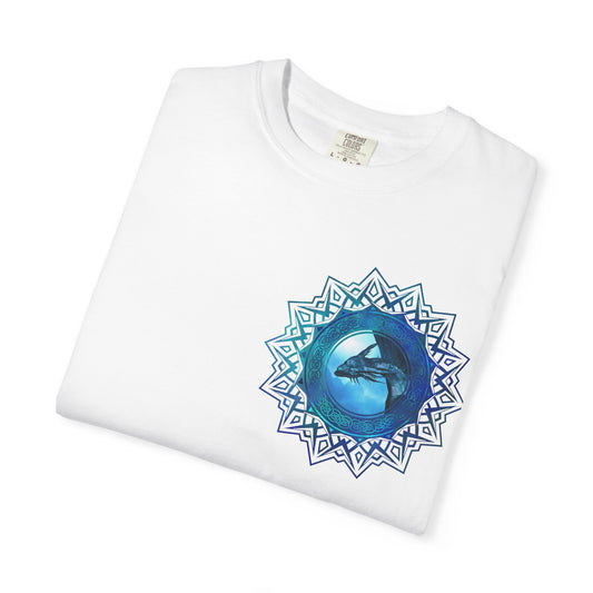 Unisex Heavy Cotton Tee:  "Dragons" [Blue Fury]