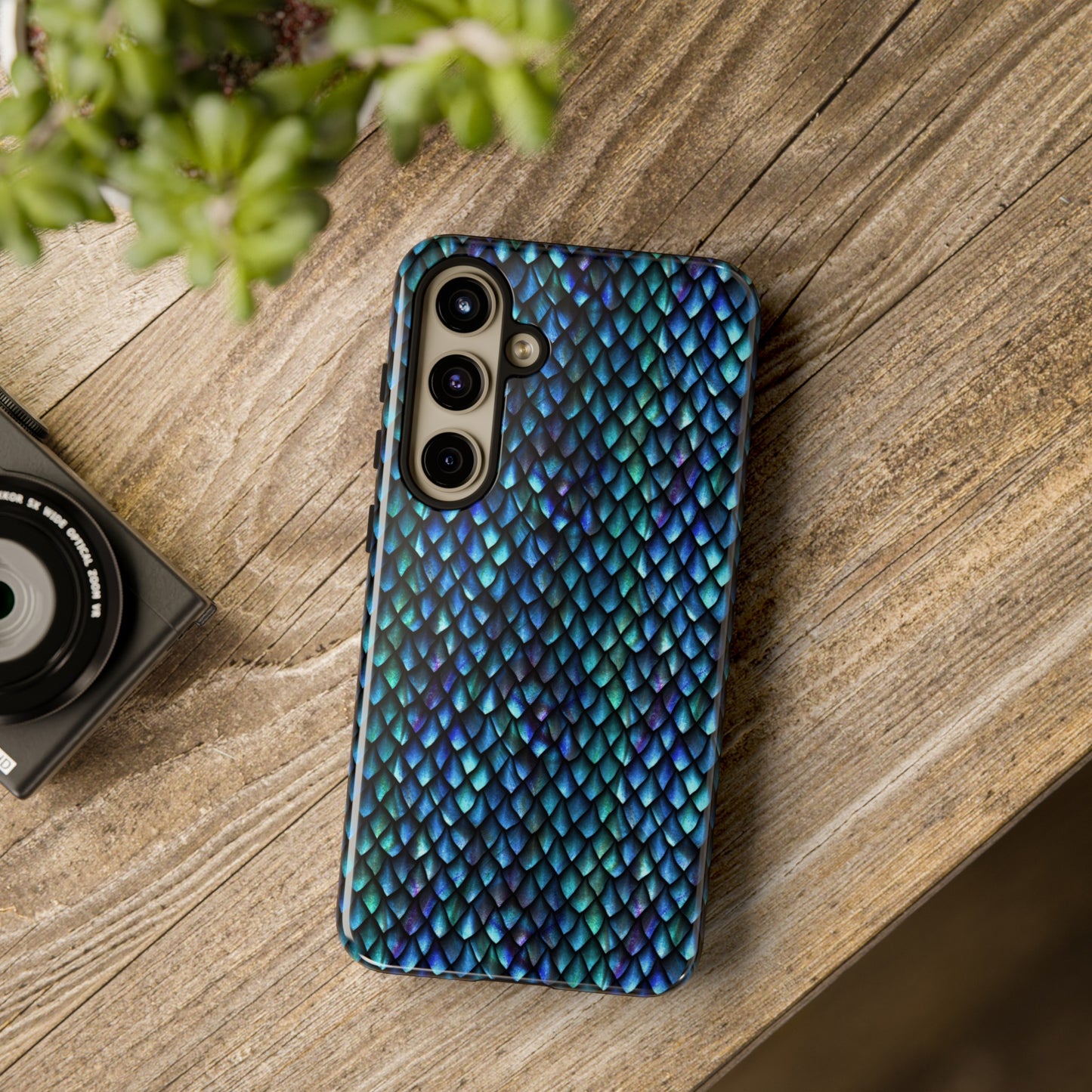 Samsung Galaxy Series Tough Case-Phone Case:  Dragons [Luminescent Scales]