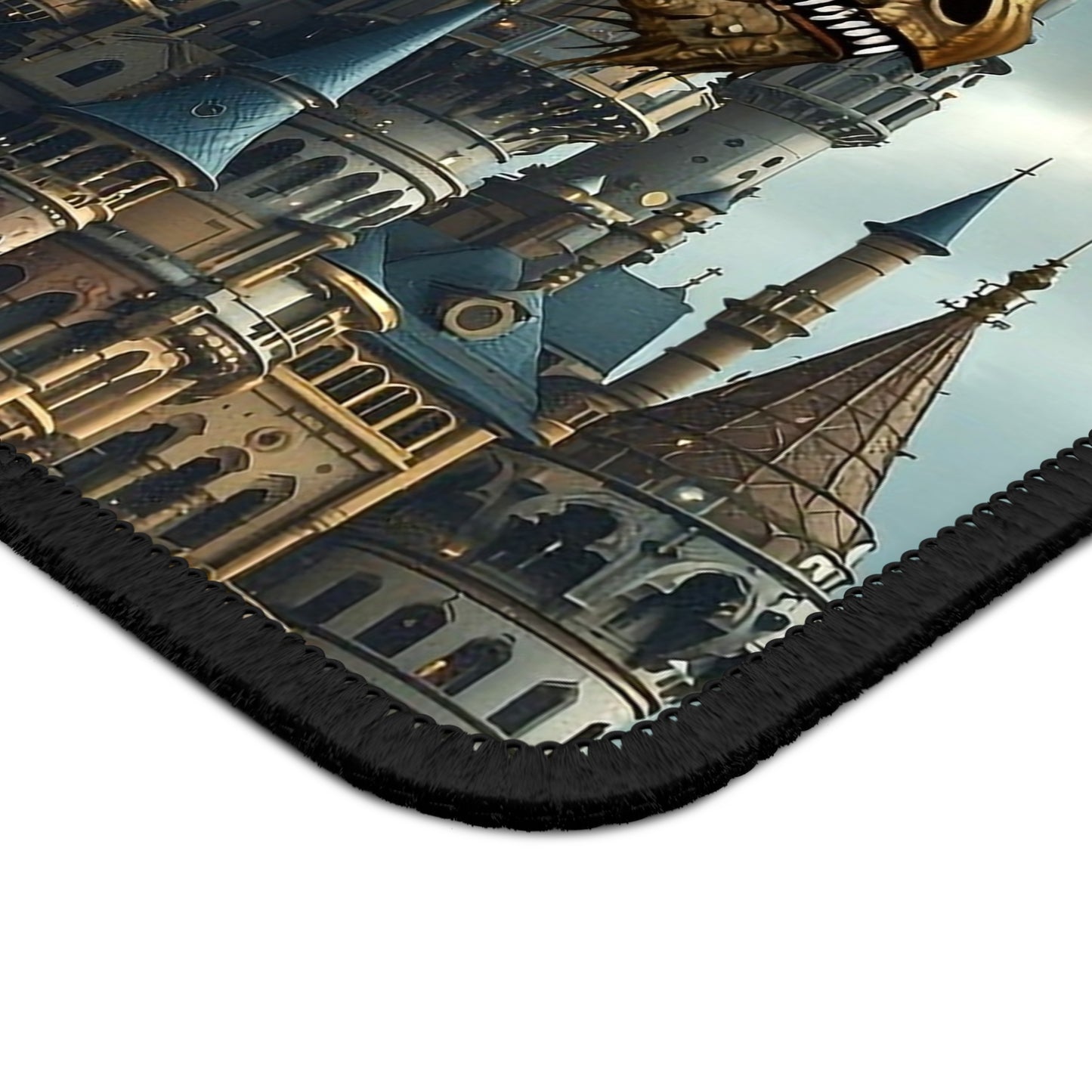 Mouse Pad-Gaming;  9x7:  Stampunk Dragons [Dagon Head]