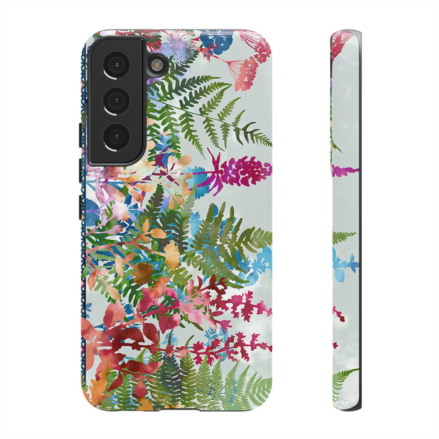 Samsung Galaxy S22 - Tough Case-Phone Case:  Haven [Red Border]