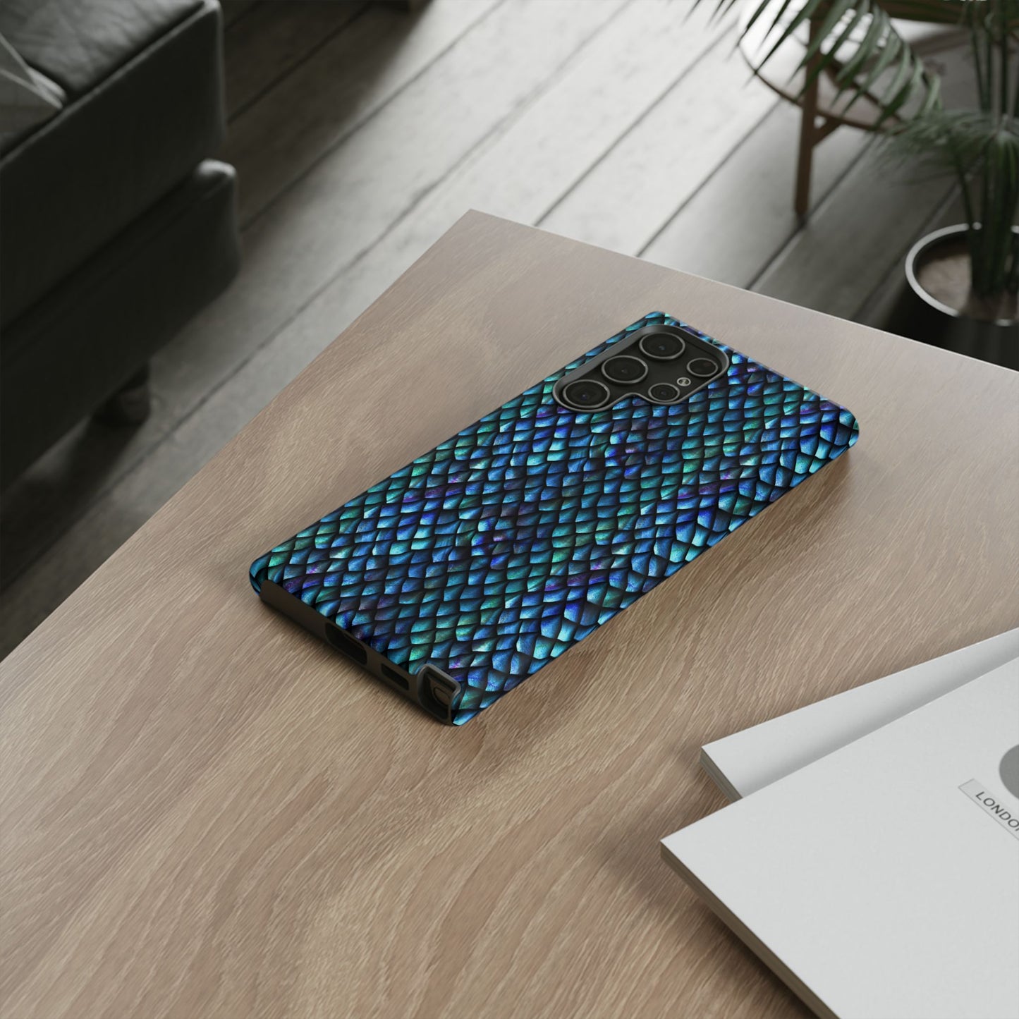 Samsung Galaxy S22 - Tough Case-Phone Case:  Dragons [Luminescent Scales]