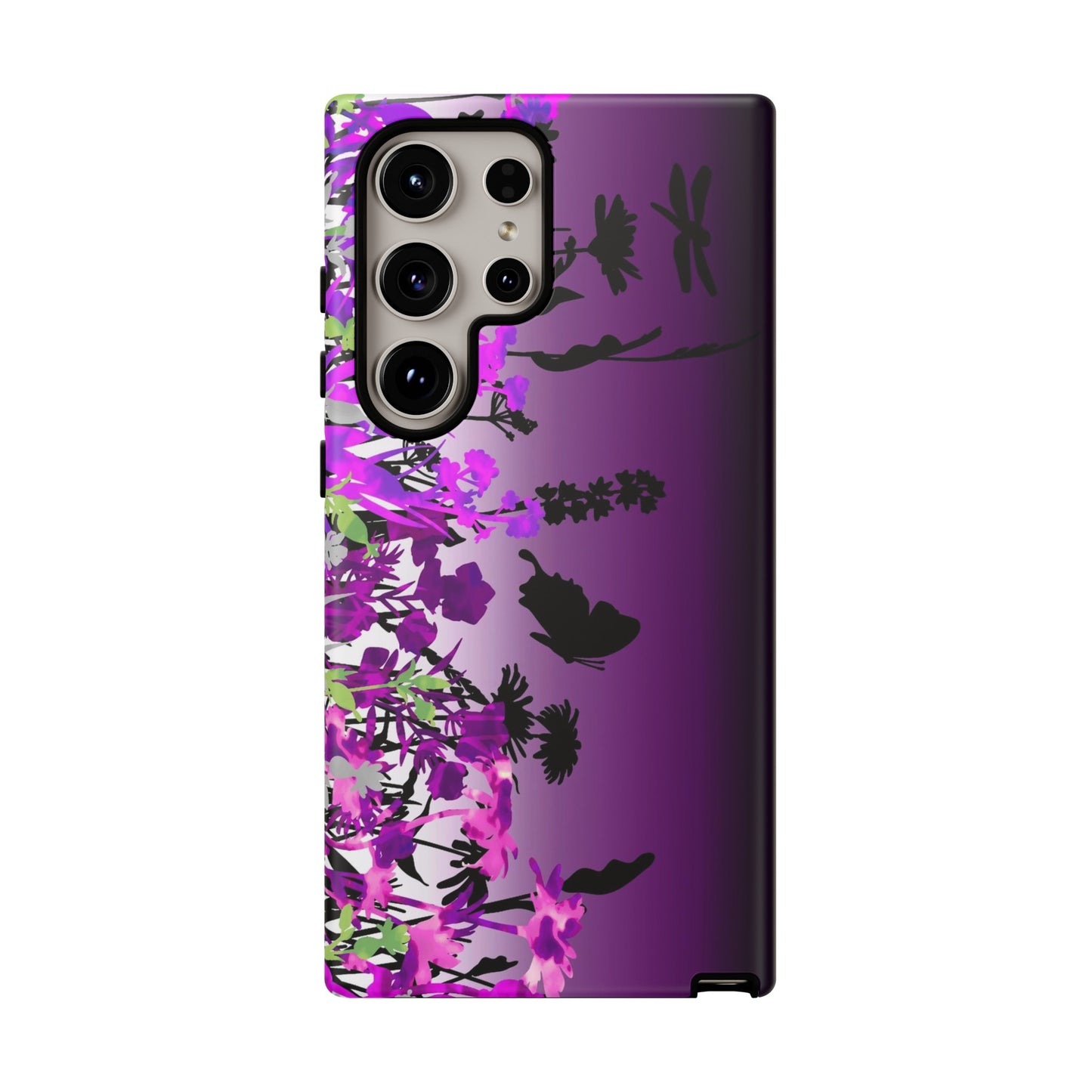 Samsung Galaxy Series Tough Case-Phone Case: Dreamscapes [Dark Purple Border]