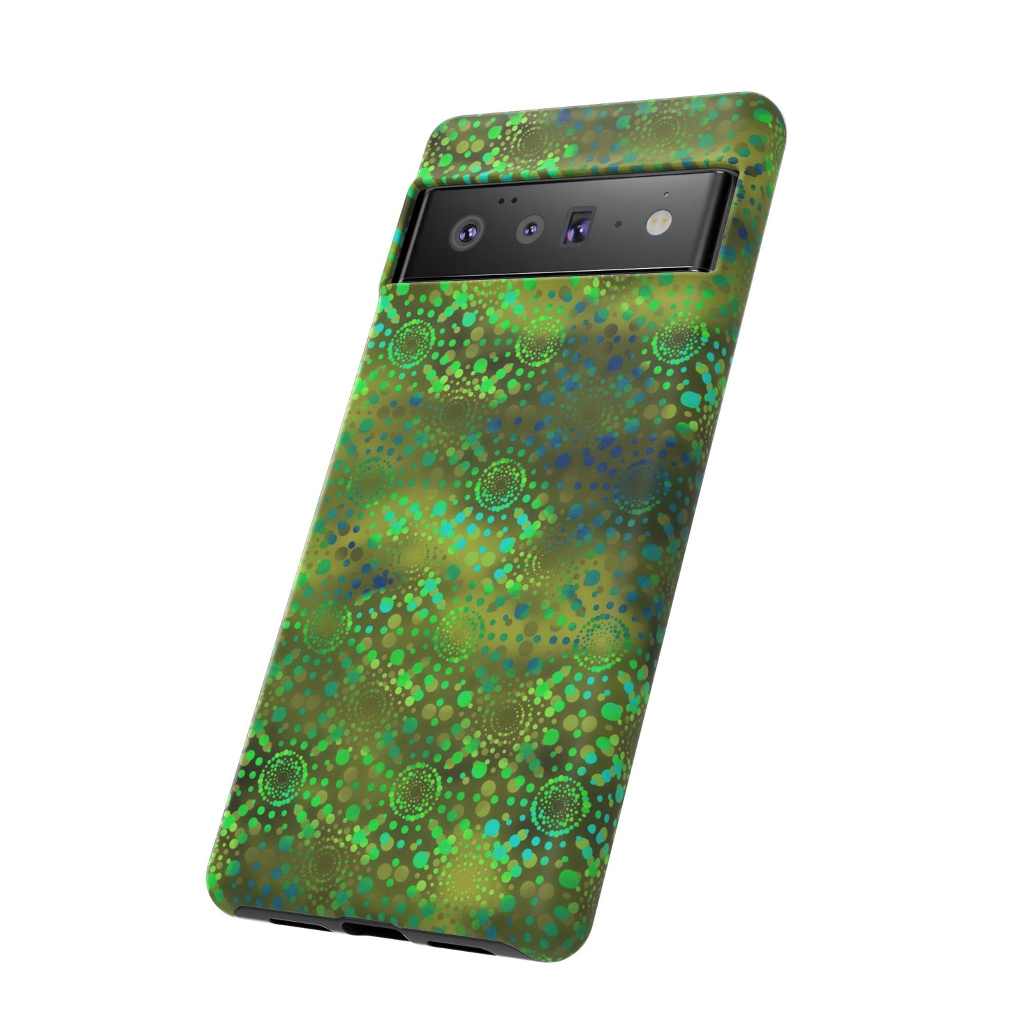 Google Pixel Tough Case-Phone Case: Dreamscapes [Green Kaleidoscope]