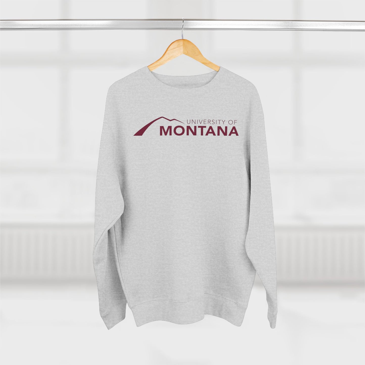 University of Montana Crewneck Sweatshirt — Classic Collegiate Logo Pullover