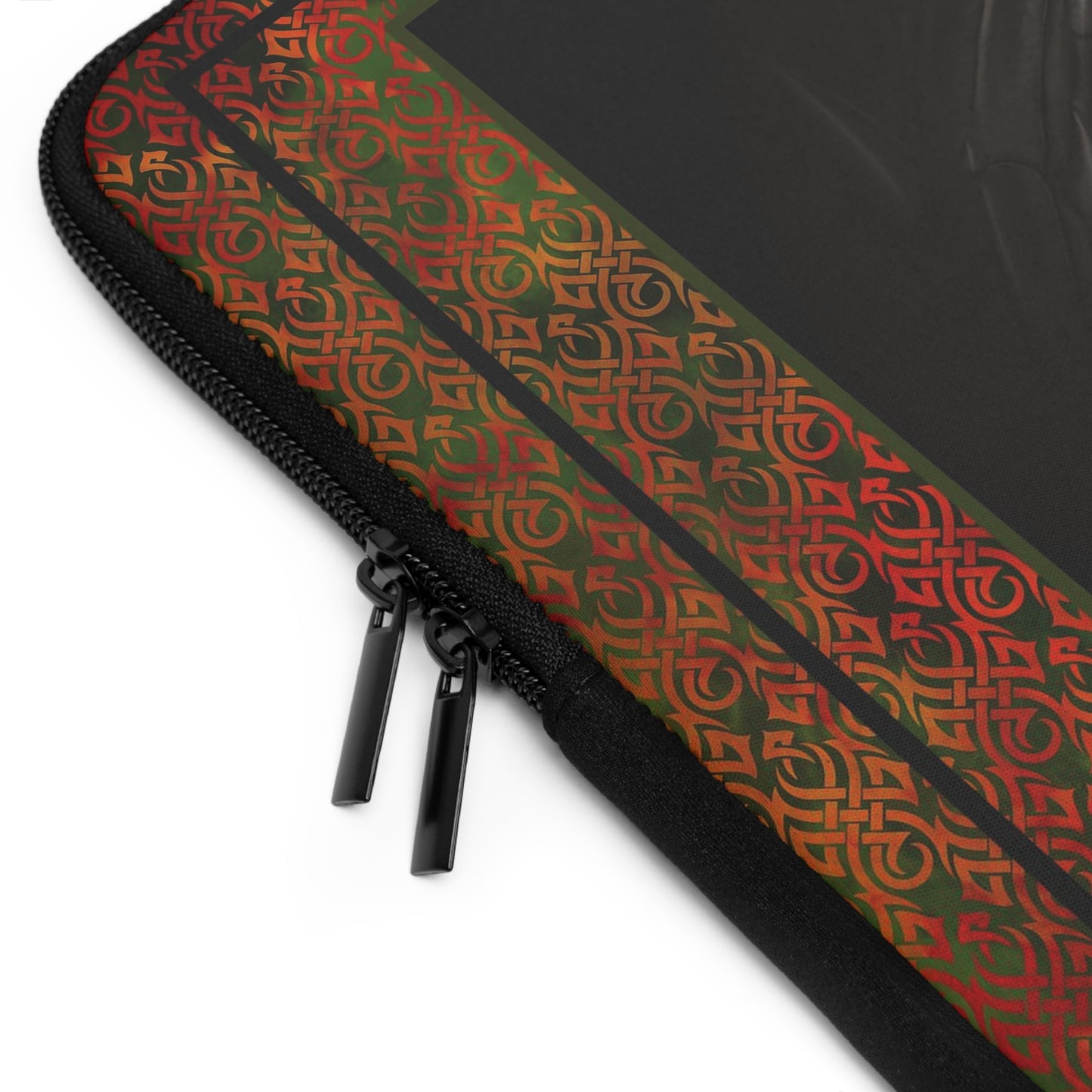 Laptop Sleeve  (Sizes:  13", 15", 17") [Fire Red; Black Eye W/Orange] - From In the Beginning Fabrics.