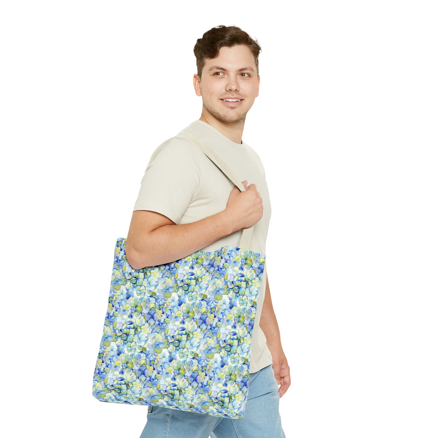 Tote Bag:  large-18x18;  "Leah" [Floral]