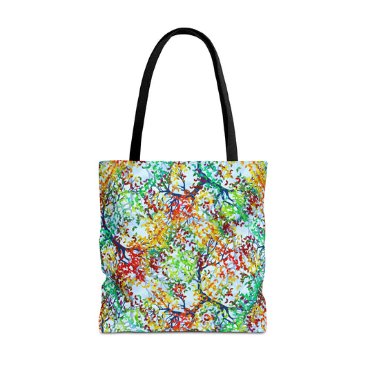 Tote Bag:  Large-18x18; Dreamscapes-Spring Leaves