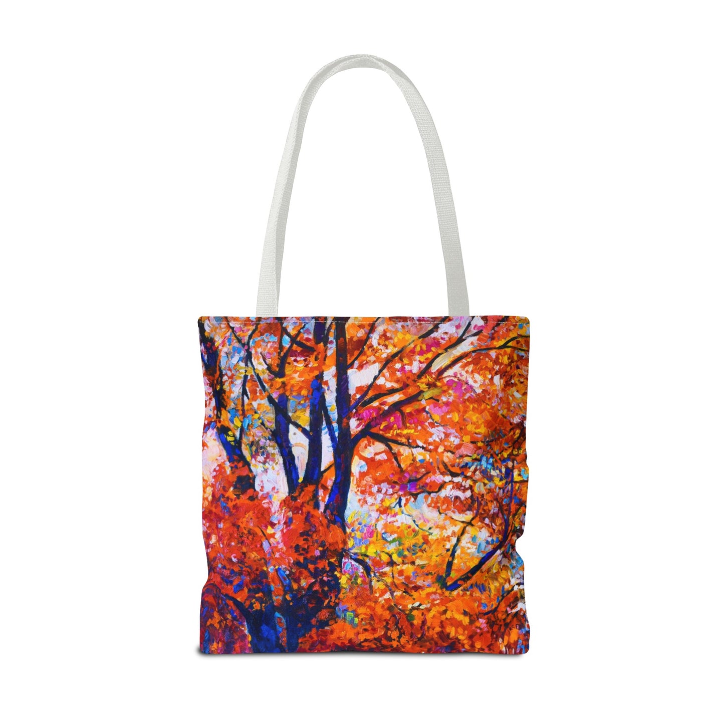 Tote Bag: Large-18x18; Year Of Art [Fall Trees-Full Panel]