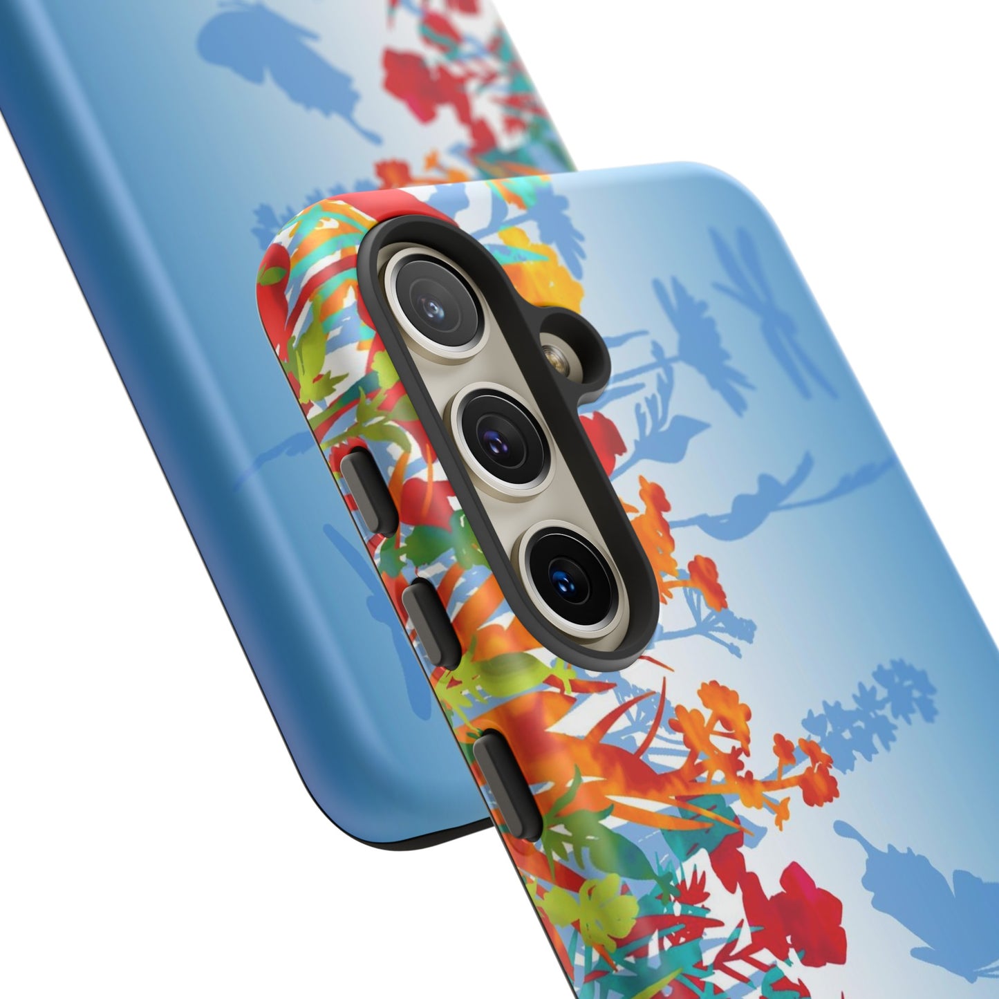 Samsung Galaxy Series Tough Case-Phone Case: Dreamscapes [Light Blue Border]