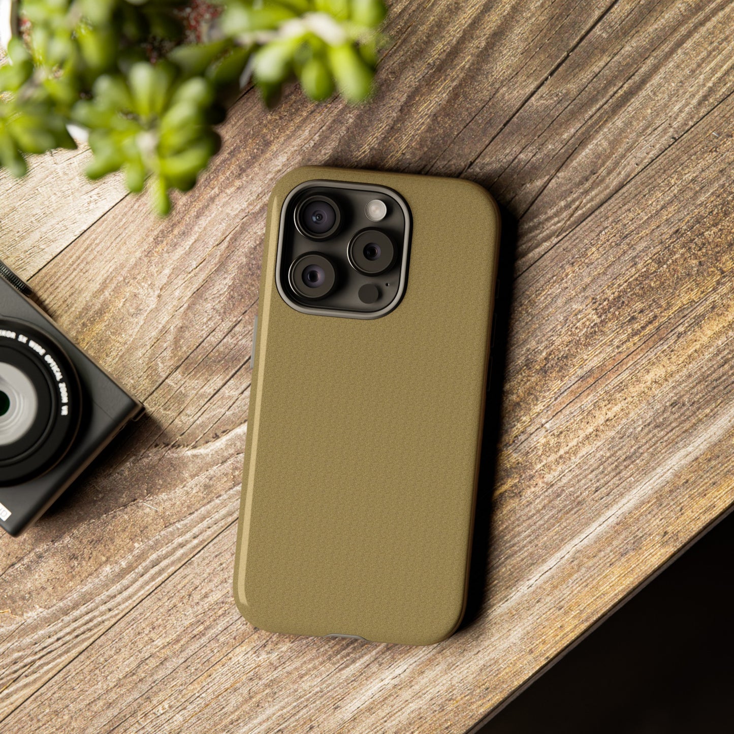 Apple I-Phone 15 (Series) Tough Case-Phone Case:  The Sun, The Moon, And The Stars [Gold Sparkle]