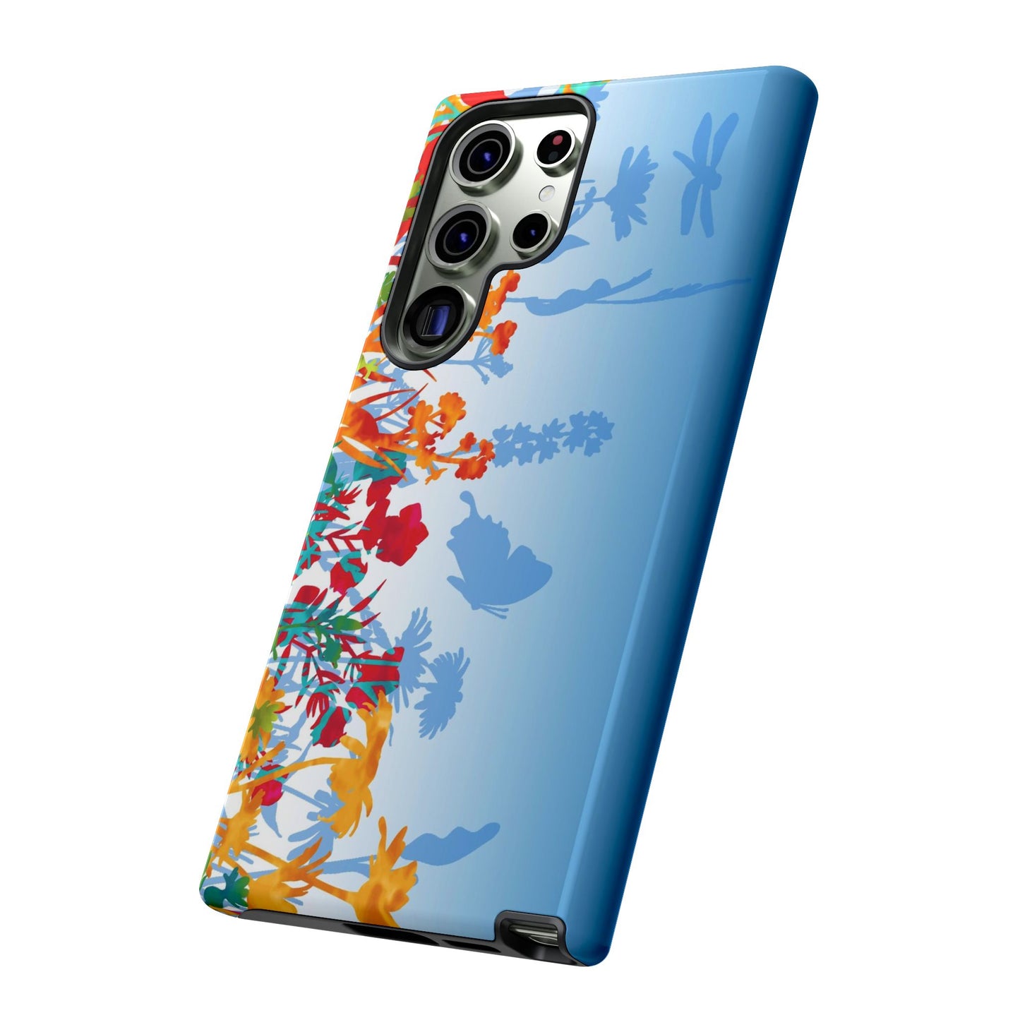 Samsung Galaxy S23 - Tough Phone Case: Dreamscapes [Light Blue Border]