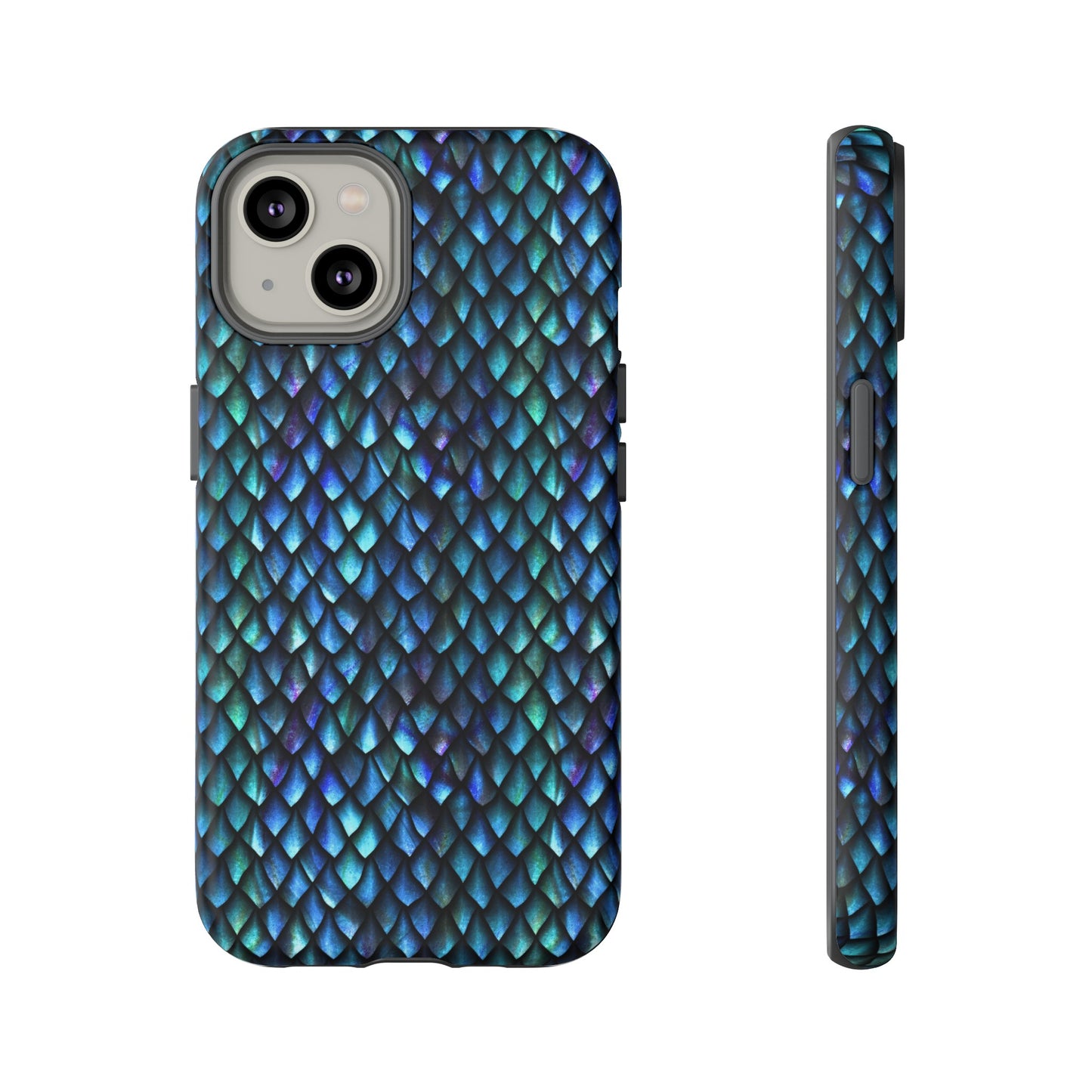 Apple I-Phone 14 (Series) Tough Case-Phone Case: Dragons [Luminescent scales]