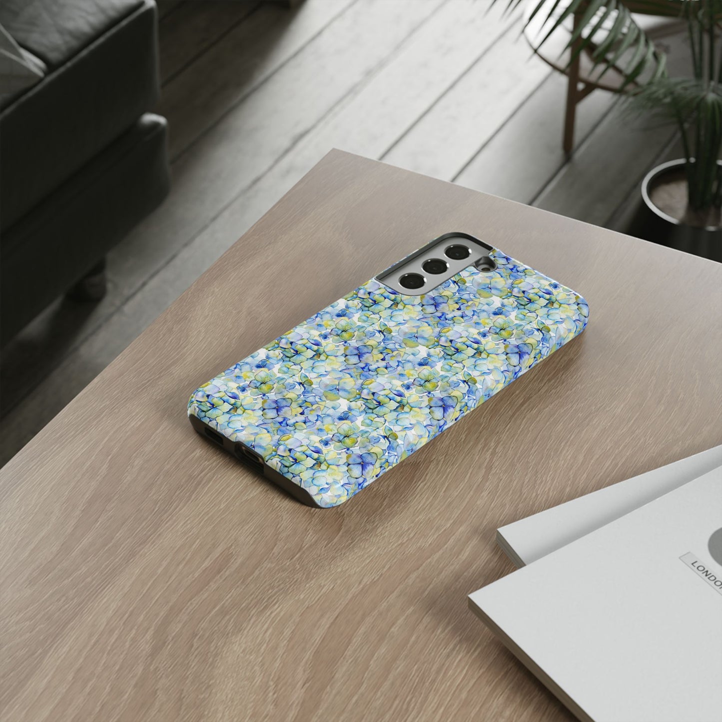 Samsung Galaxy S22 - Tough Case-Phone Case:  Leah [Flower Petals]