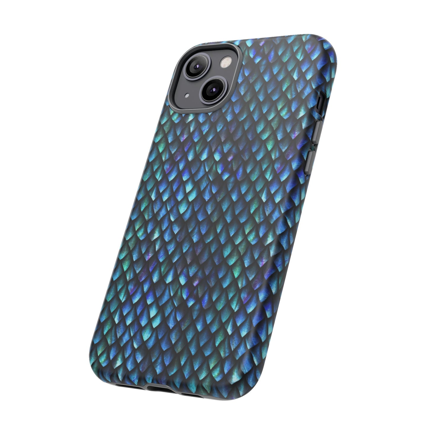 Apple I-Phone 14 (Series) Tough Case-Phone Case: Dragons [Luminescent scales]