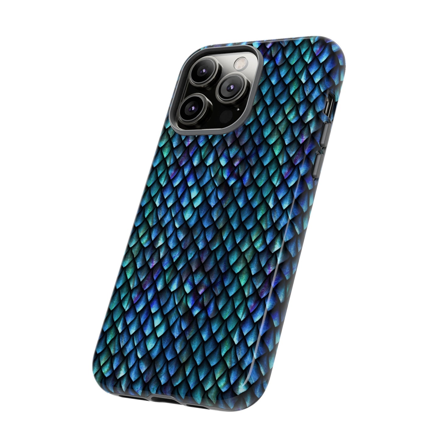 Apple I-Phone 14 (Series) Tough Case-Phone Case: Dragons [Luminescent scales]