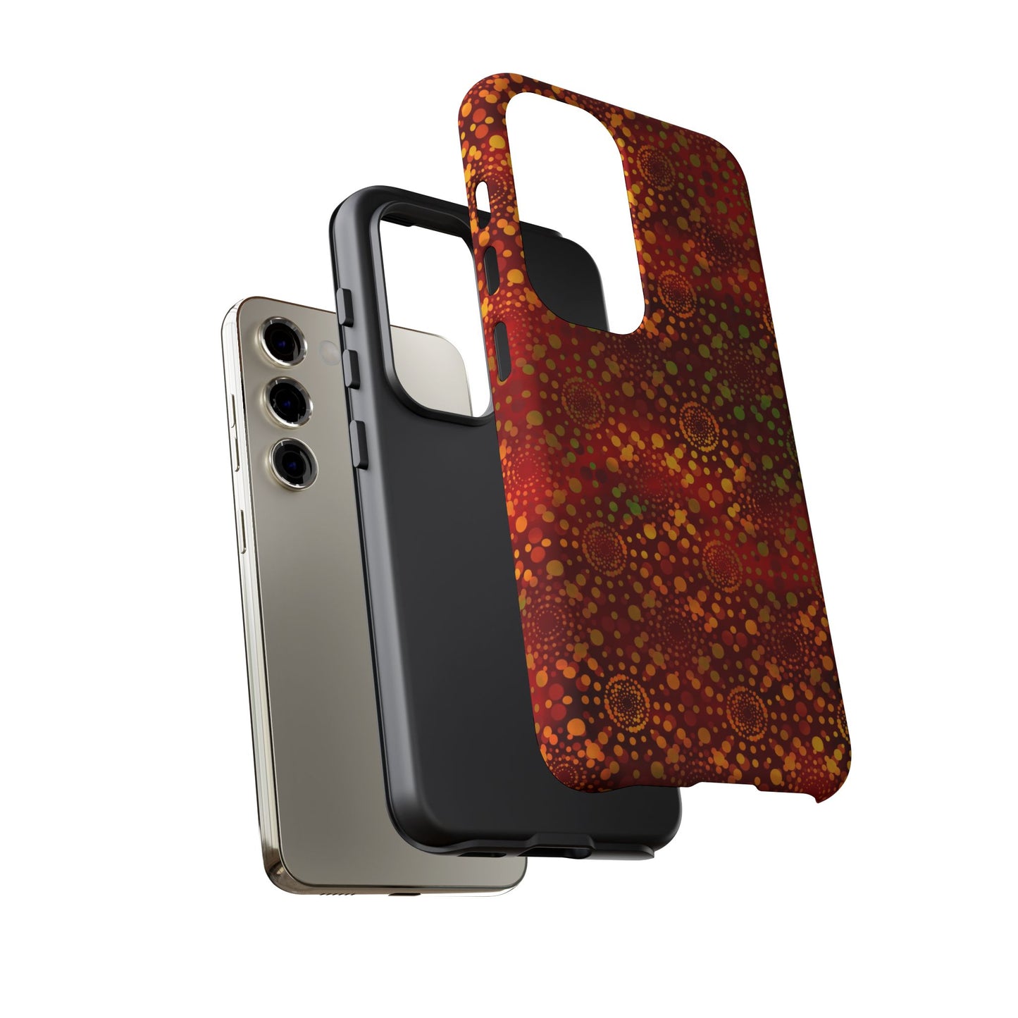 Samsung Galaxy S23 - Tough Phone Case: Dreamscapes [Red Kaleidoscope]