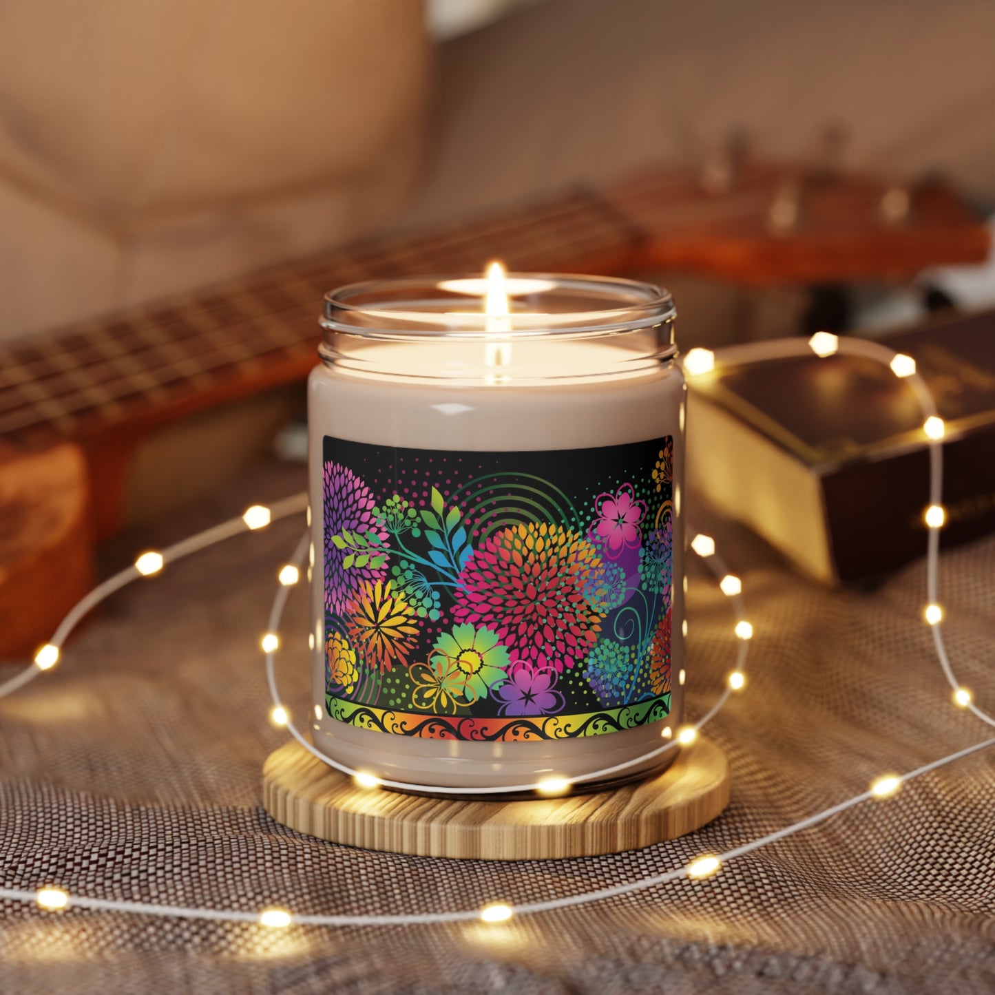 Cented Soy Candle ($18.65):  Unusual Garden [Bright Flower Border]